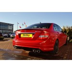 Sportauspuff Milltek Sport Mercedes C63 AMG W204 Bypass of the secondary catalytic converter